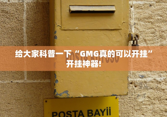 给大家科普一下“GMG真的可以开挂”开挂神器!