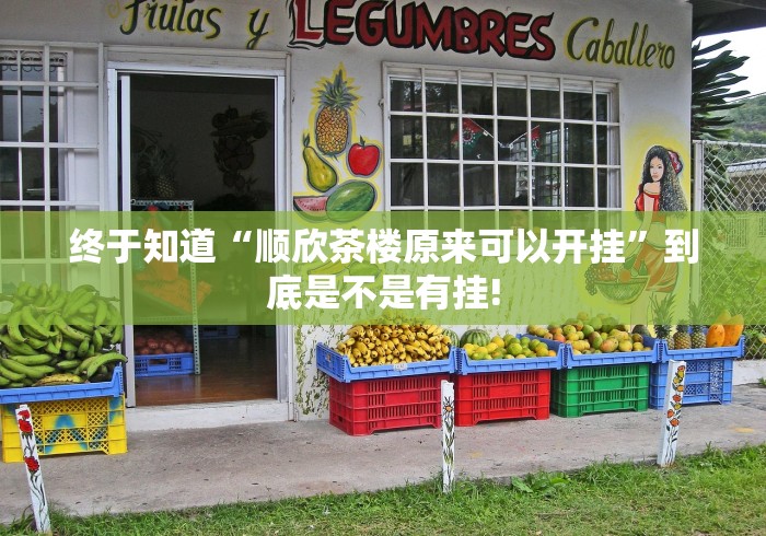 终于知道“顺欣茶楼原来可以开挂”到底是不是有挂!