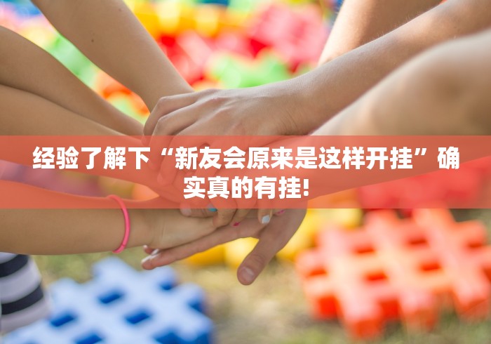 经验了解下“新友会原来是这样开挂”确实真的有挂!