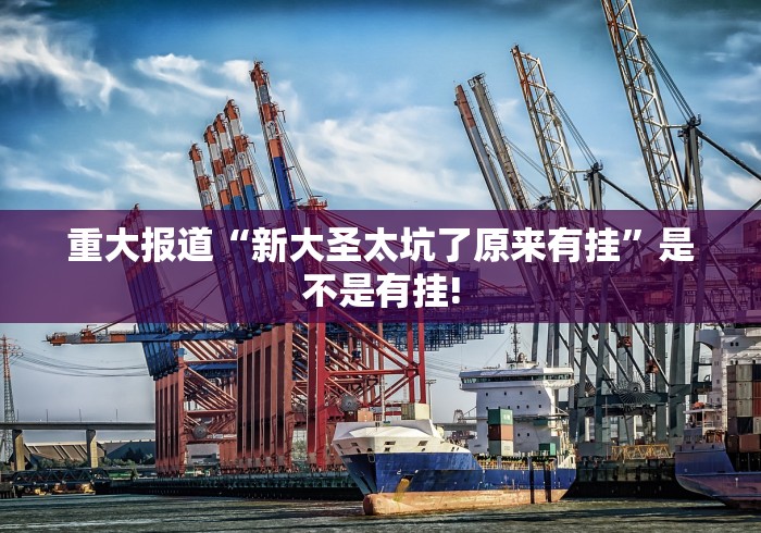 重大报道“新大圣太坑了原来有挂”是不是有挂!