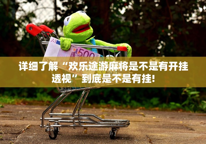 详细了解“欢乐途游麻将是不是有开挂透视”到底是不是有挂!