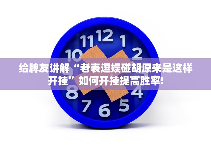 给牌友讲解“老表逗娱碰胡原来是这样开挂”如何开挂提高胜率!