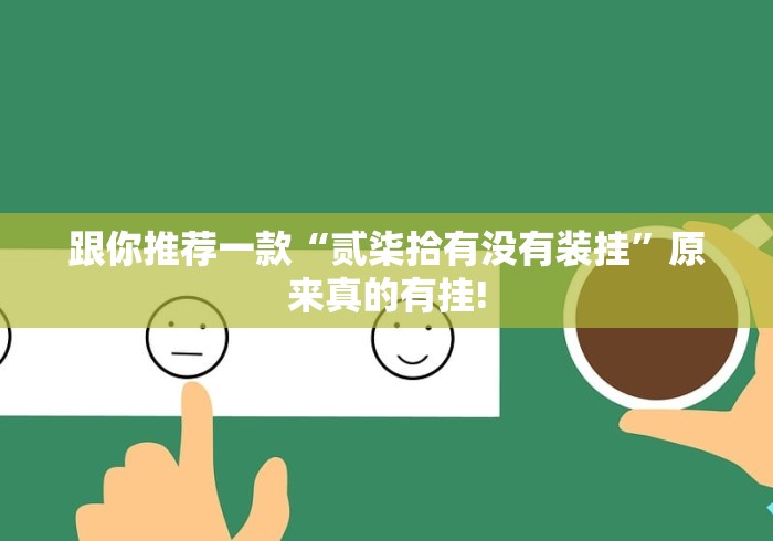 跟你推荐一款“贰柒拾有没有装挂”原来真的有挂!