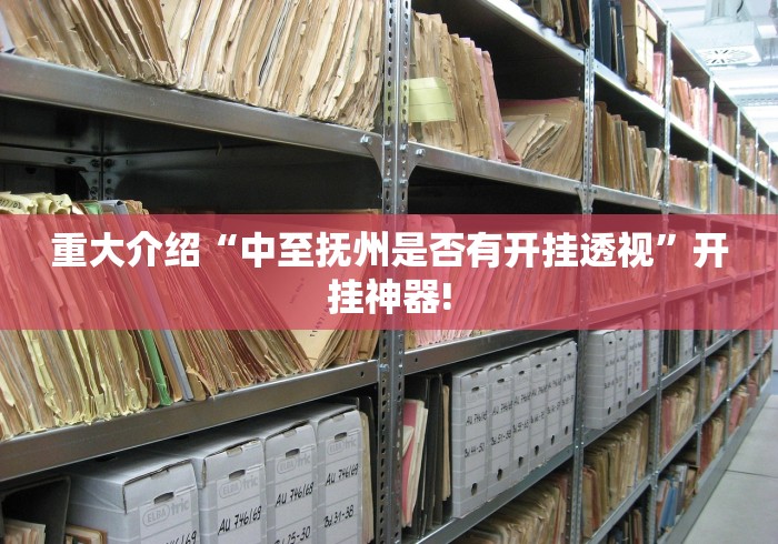 重大介绍“中至抚州是否有开挂透视”开挂神器!