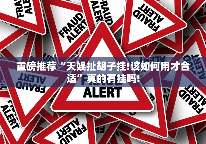重磅推荐“天娱扯胡子挂!该如何用才合适”真的有挂吗! 重磅推荐“天娱扯胡子挂!该如何用才合适”真的有挂吗!