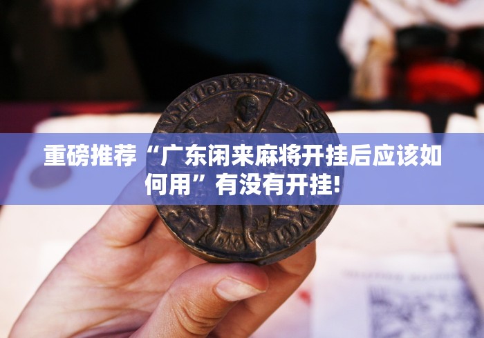 重磅推荐“广东闲来麻将开挂后应该如何用”有没有开挂! 重磅推荐“广东闲来麻将开挂后应该如何用”有没有开挂!